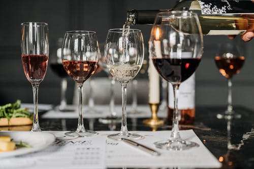 Foto stok gratis alkohol, anggur, anggur merah