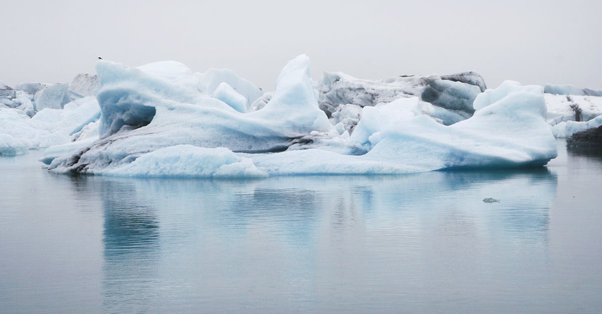 Why do ice float in water briefly