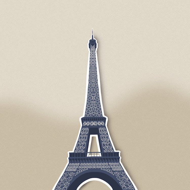 An Eiffel Tower Illustration