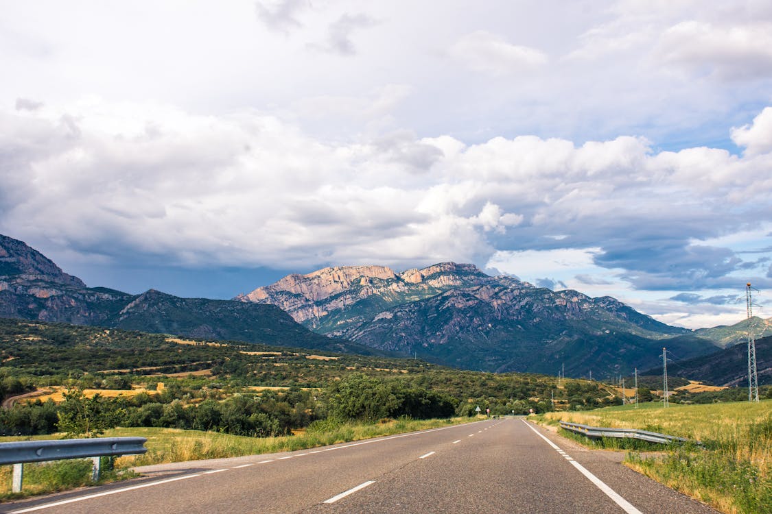 Road Near Mountain