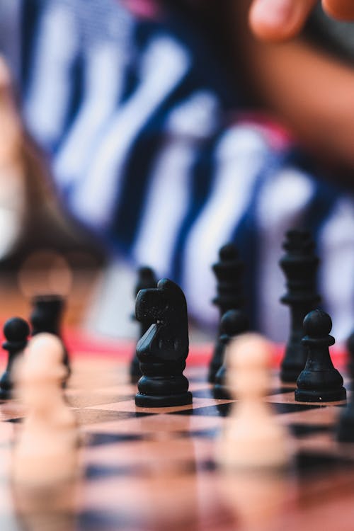 Free Selective Focus Photo of Chess Pieces Stock Photo