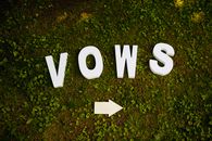 White Letter Blocks on the Ground