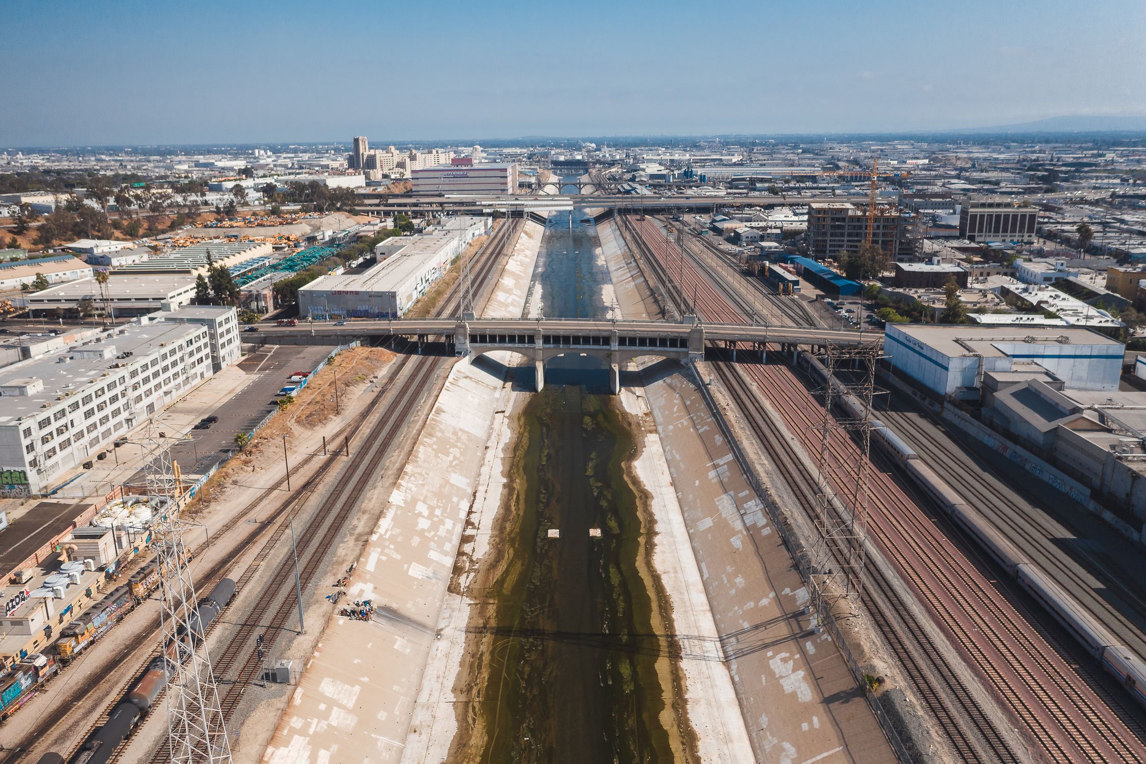 Aerial View of a Bridge · Free Stock Photo