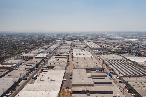 Aerial View o Buildings in Los Angeles