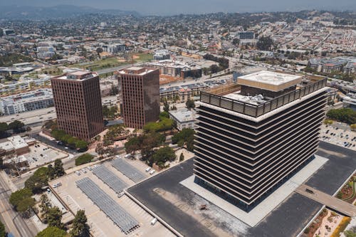 The Department of Water and Power Building in Los Angeles