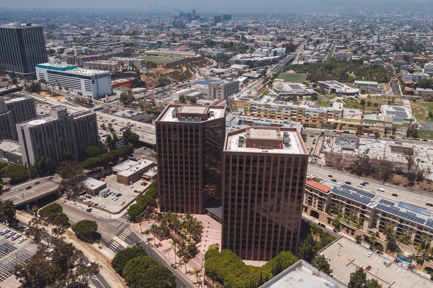 Real estate drone photography