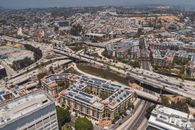 Aerial View of City Buildings
