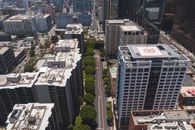 Aerial View of City Buildings