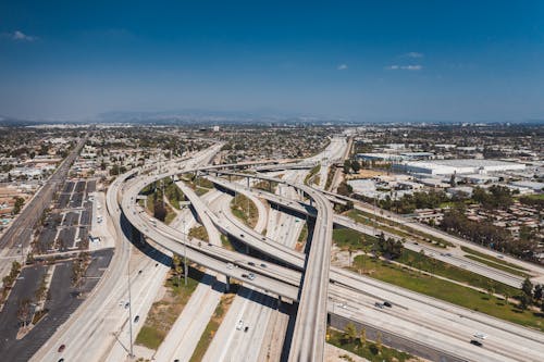 Drone Shot of Los Angeles