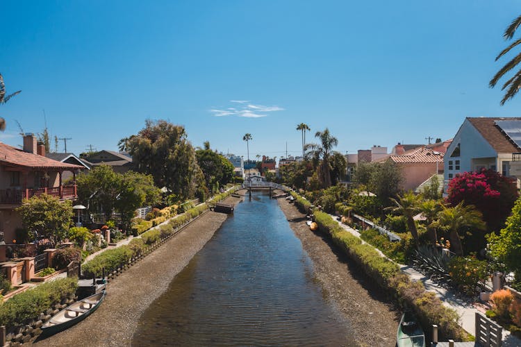 Houses By River, San Francisco, California, USA