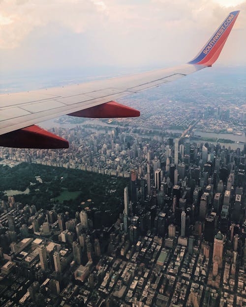 Aerial View of City Buildings