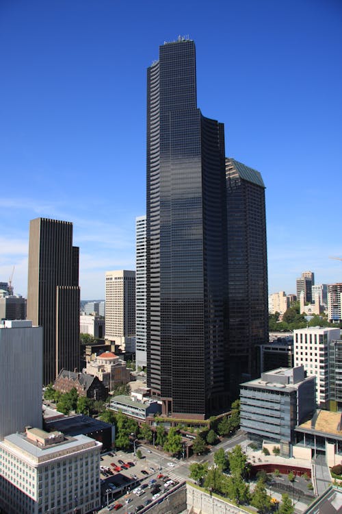 City Buildings Under Blue Sky