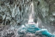 Stalactites in Cave