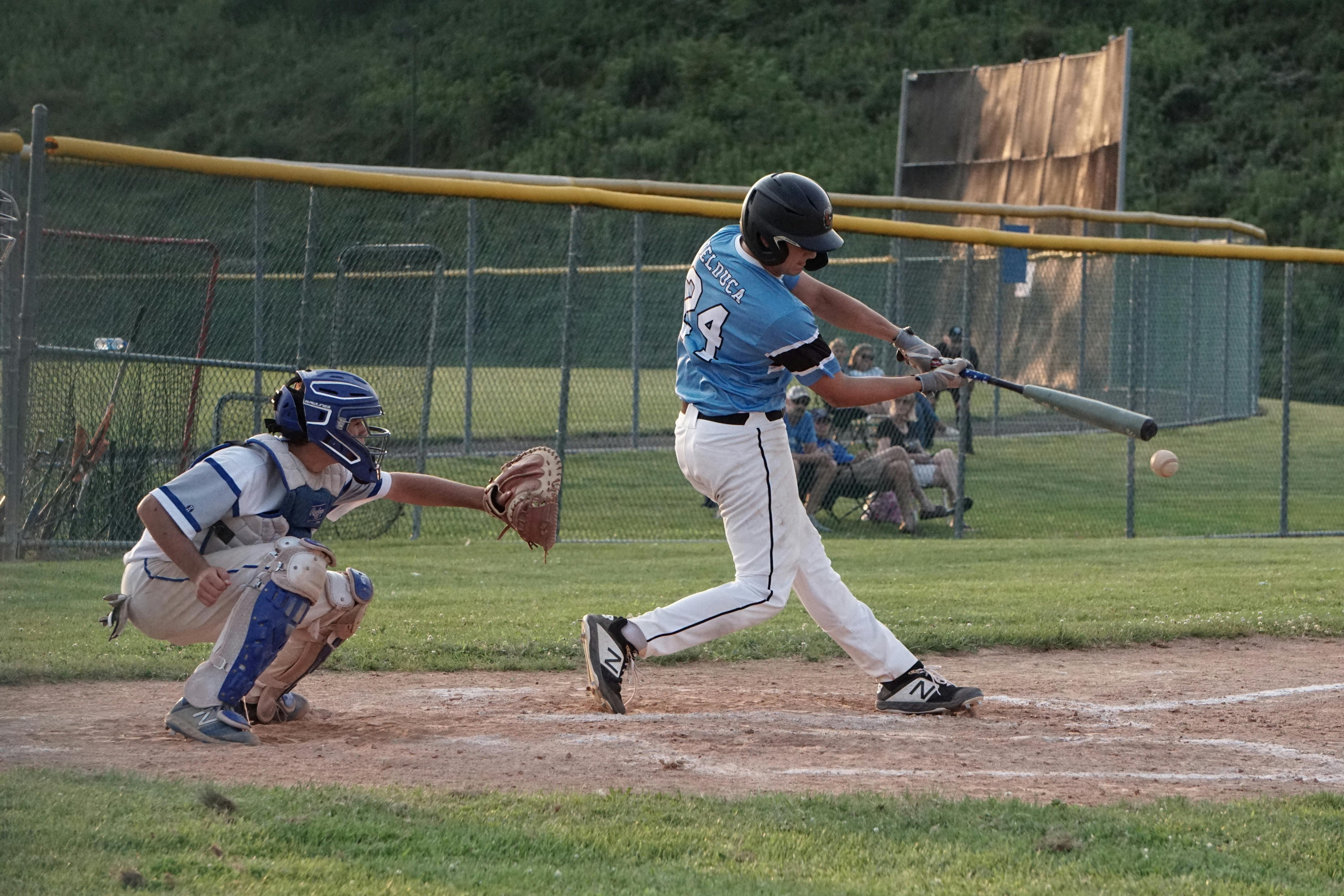 Photograph of two baseball players