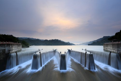 Water Flowing and produce Hydroelectric Power