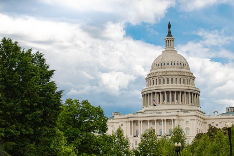 The United States Capitol Building In Washington