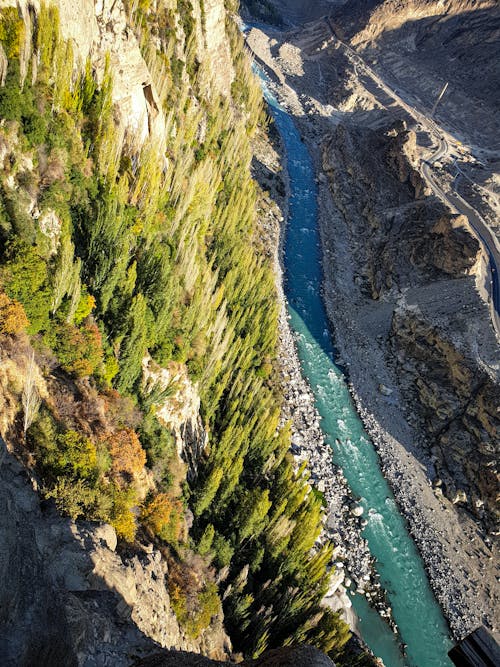 Aerial View of the River 