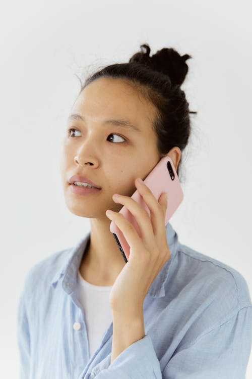 A Woman Talking on Her Cellphone