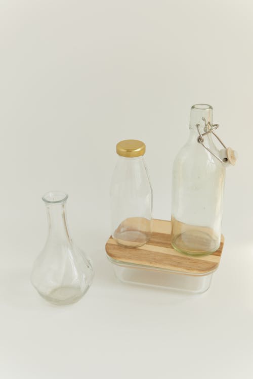 An Assortment of Glass Bottles