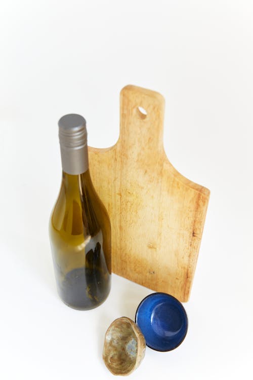 Still Life with Cutting Board, Bottle and Bowls