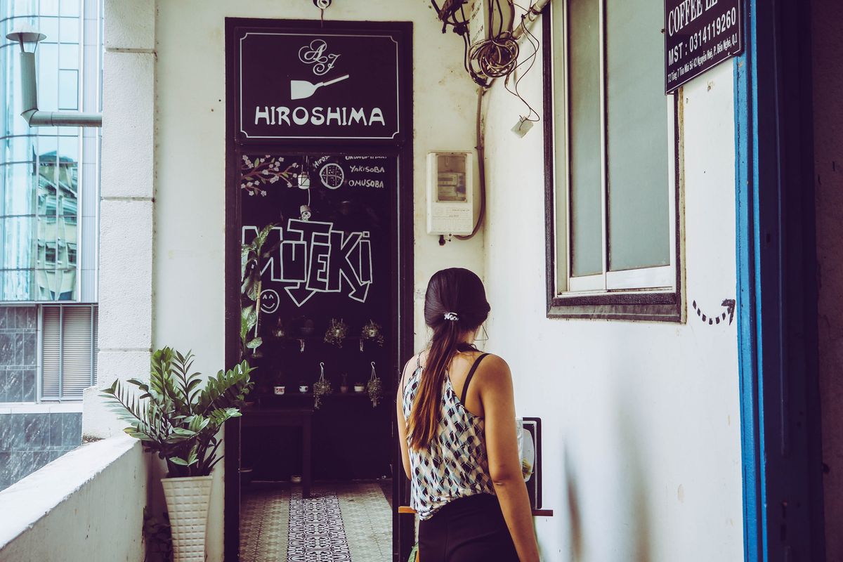 Eat Hiroshima-Style Okonomiyaki