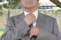 Man in Gray Suit Jacket