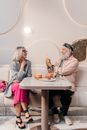 Elderly Couple on a Date