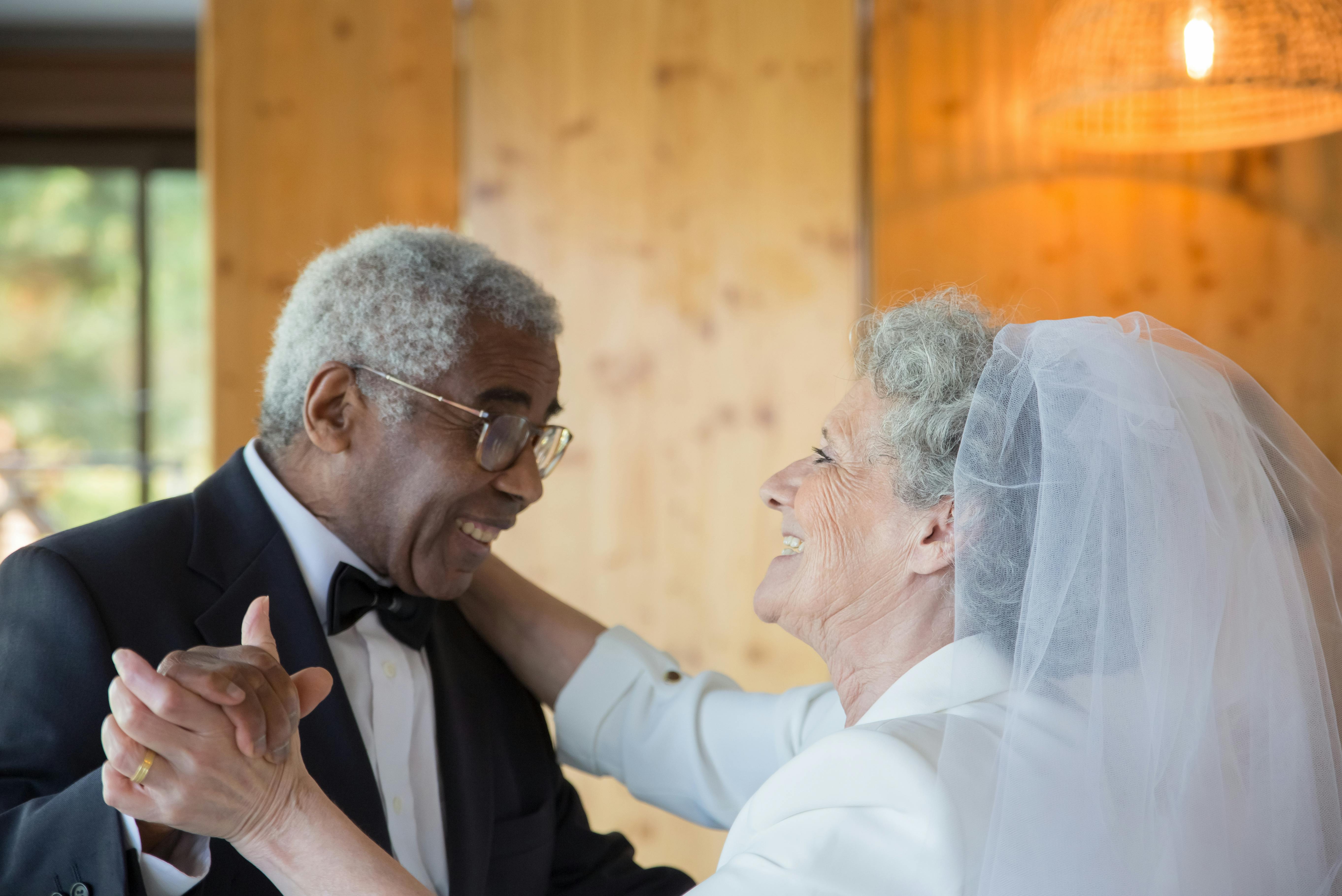 married couple dancing