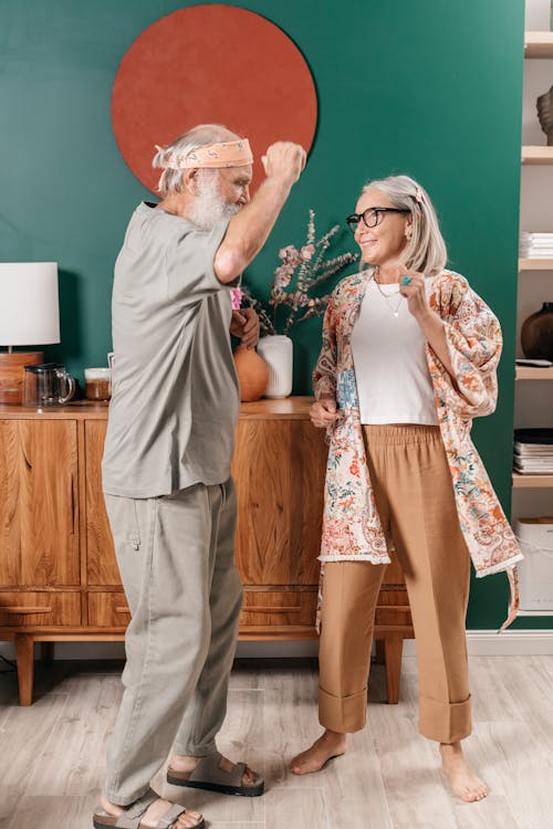 Free Happy Couple Dancing Together  Stock Photo