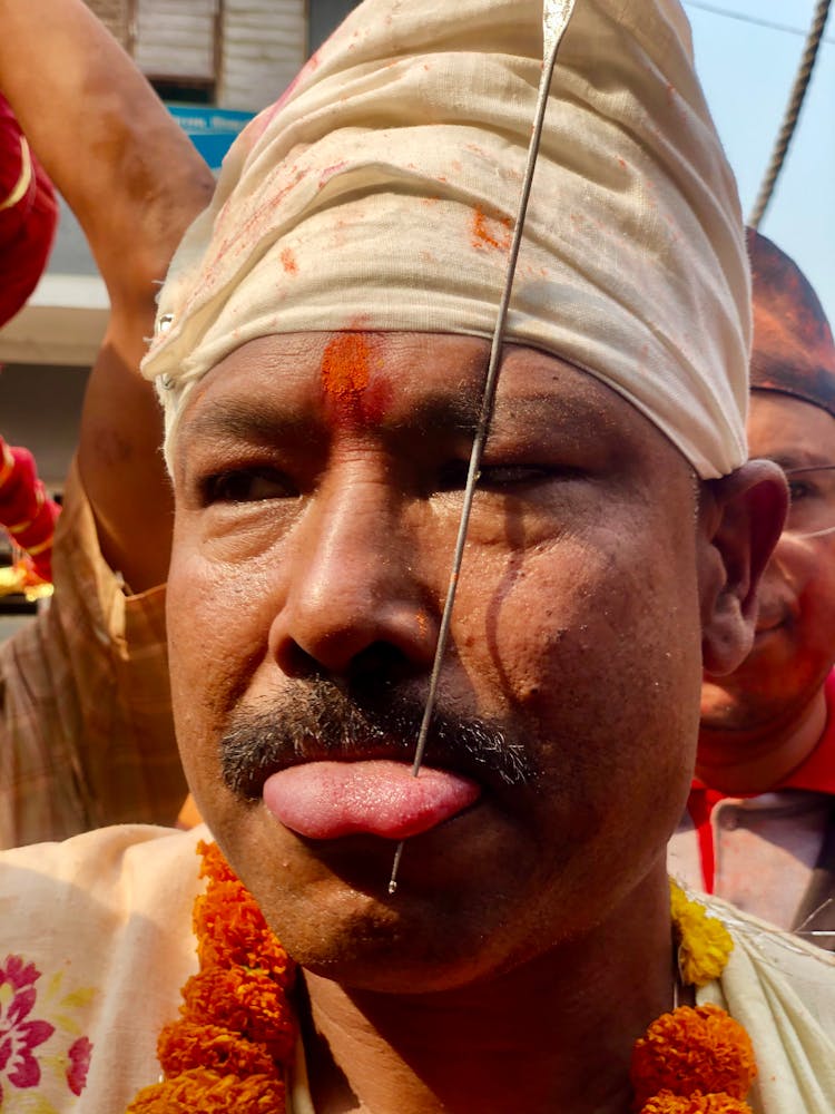 Man With His Tongue Pierced 