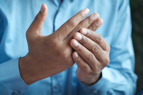 Hands Together in Close-Up Photography 