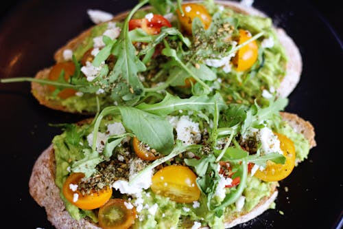 Vegetable Salad And Bread