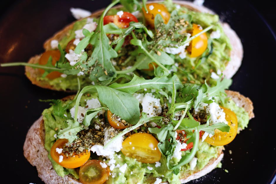 Vegetable Salad And Bread