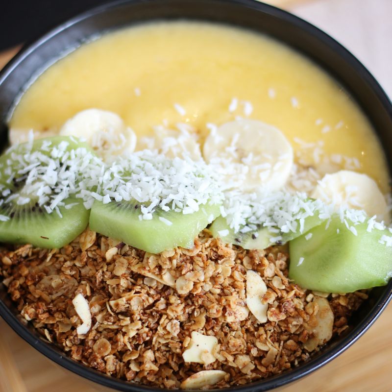 Vietnamese Coconut Yogurt with Candied Ginger and Crispy Rice Granola
