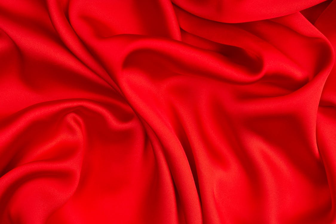 Close-Up Shot of a Red Textile