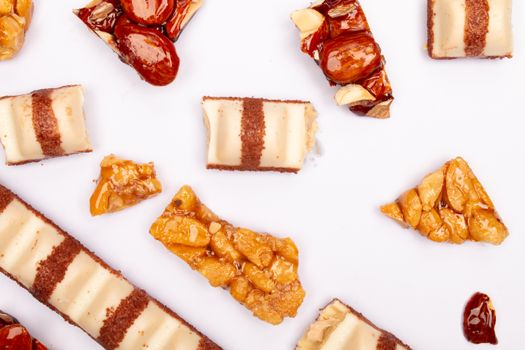 Caramel Filled With Nuts Chocolate Candy