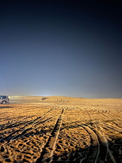 Immagine gratuita di deserto, girato su iphone, modalità notturna