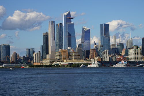 City Skyline Across Body of Water