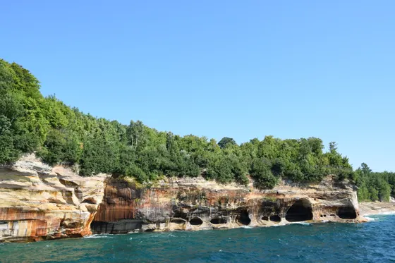 The Lake Superior shoreline near Grand Marais