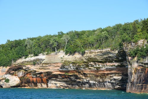 Free stock photo of beauty in nature, michigan, pictured rocks