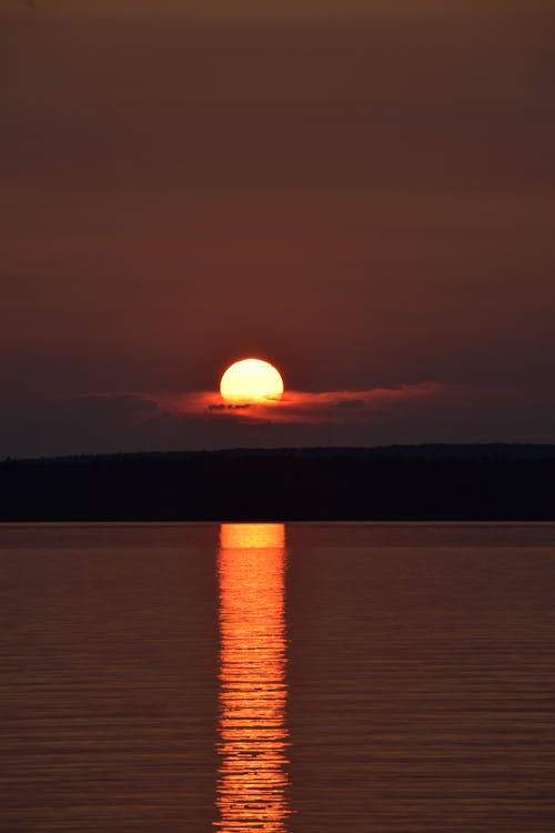 Gratis lagerfoto af gylden time, hav, lodret skud