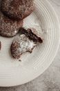 Brown Food on White Ceramic Plate