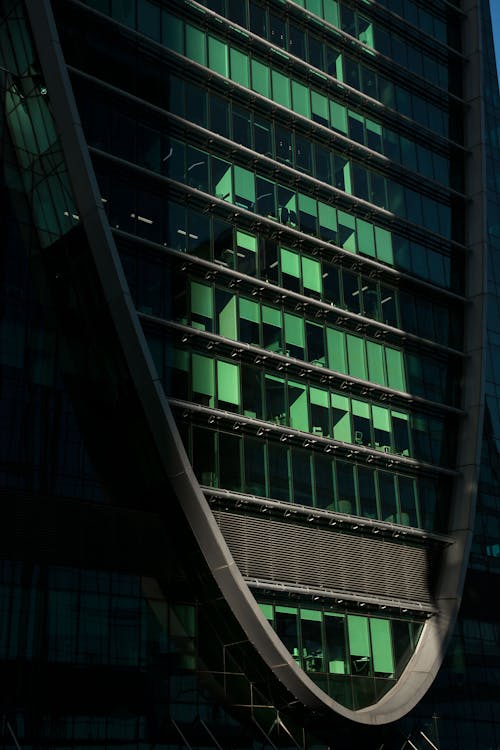 Green and Black Concrete Building