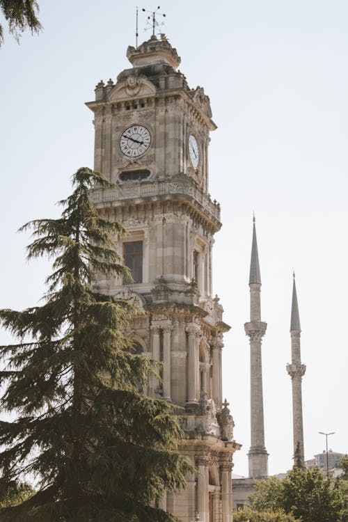 Kostnadsfri bild av dolmabahce klocktorn, historisk plats, känt landmärke