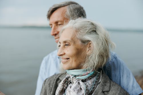 Free Close-up Photo of an Elderly Couple  Stock Photo