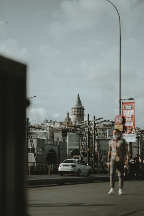 A View of the Galata Tower in Istanbul