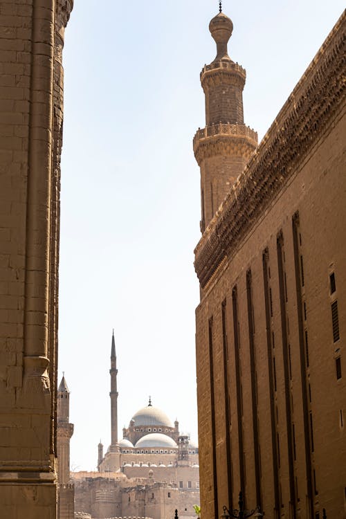 View of the Mosque of Muhammad Ali in Cairo Egypt