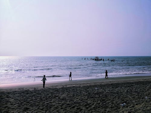 Free stock photo of aesthetic, beach, horizon