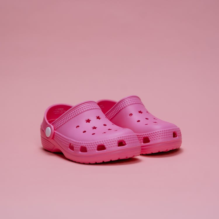 Close-up Photo of Pink Rubber Clogs · Free Stock Photo