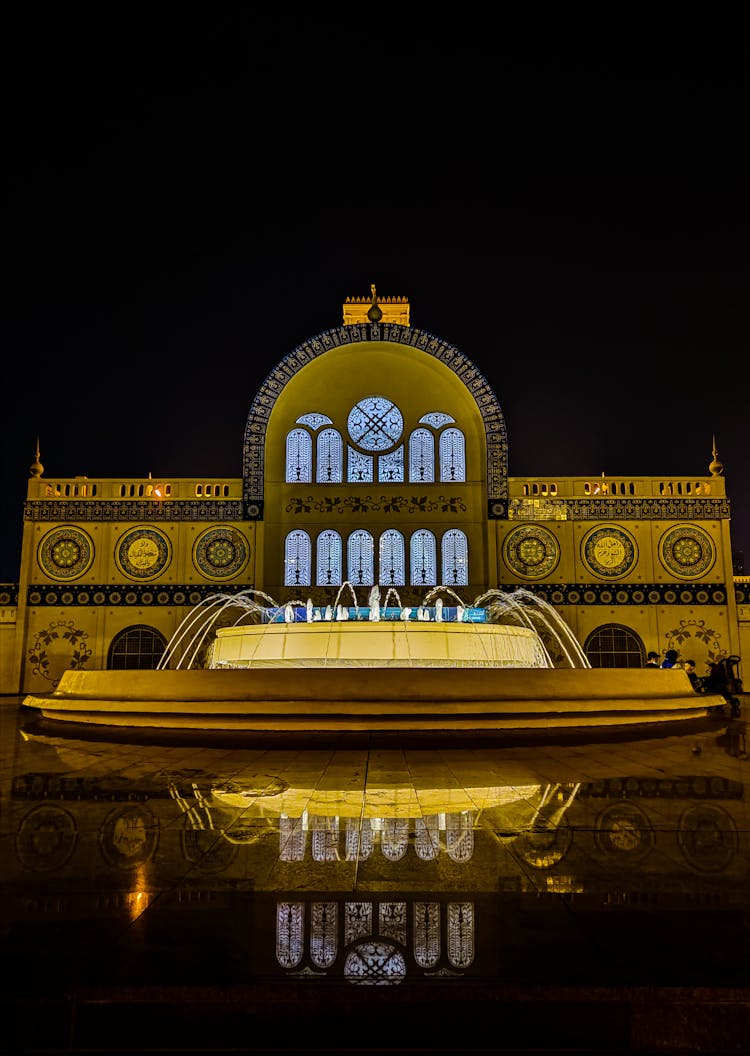 Gold Souk Facade In Sharjah, United Arab Emirates